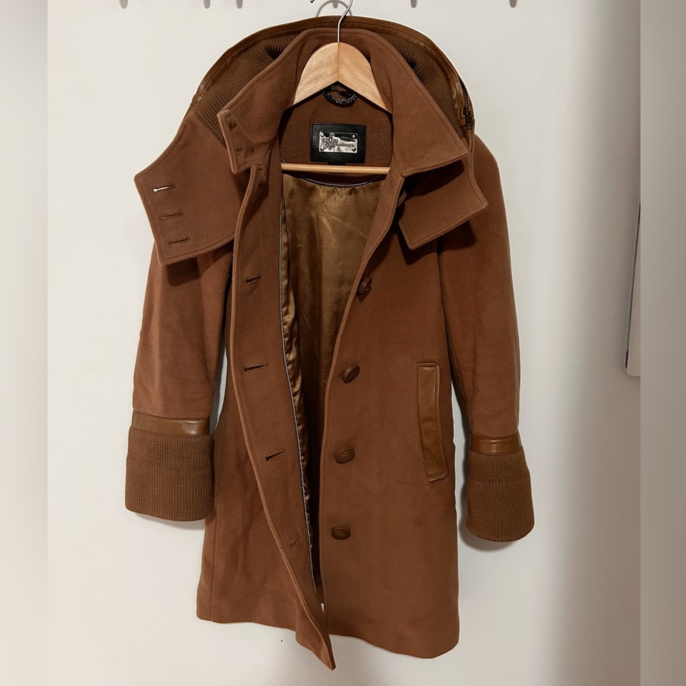Mackage funnel neck wool coat